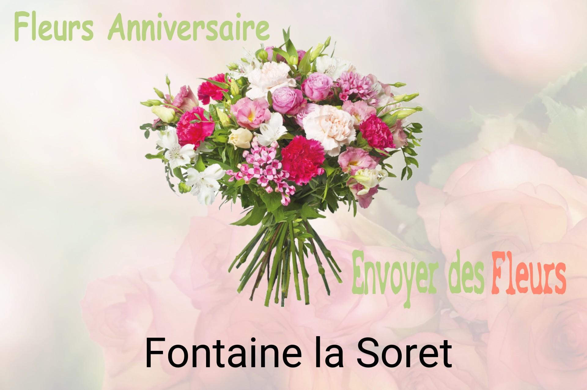 Bouquet de fleurs d’anniversaire livré à Fontaine-la-Soret