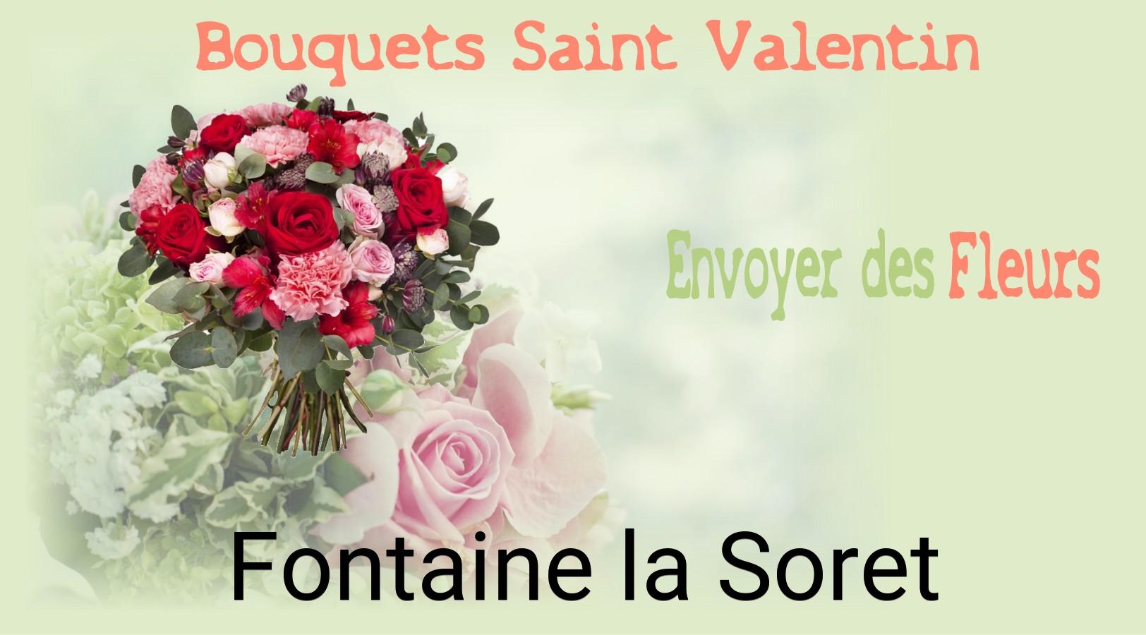 Roses de Saint-Valentin livrées à Fontaine-la-Soret